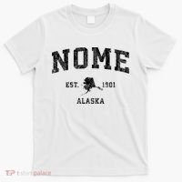 Nome Alaska AK Vintage Sports Print T-Shirt thumb 0