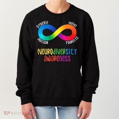 Neurodiversity Awareness ADHD Autism Dyslexia Tourette Women's Sweatshirt
