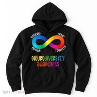 Neurodiversity Awareness ADHD Autism Dyslexia Tourette Hoodie thumb 0