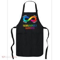 Neurodiversity Awareness ADHD Autism Dyslexia Tourette Apron thumb 0