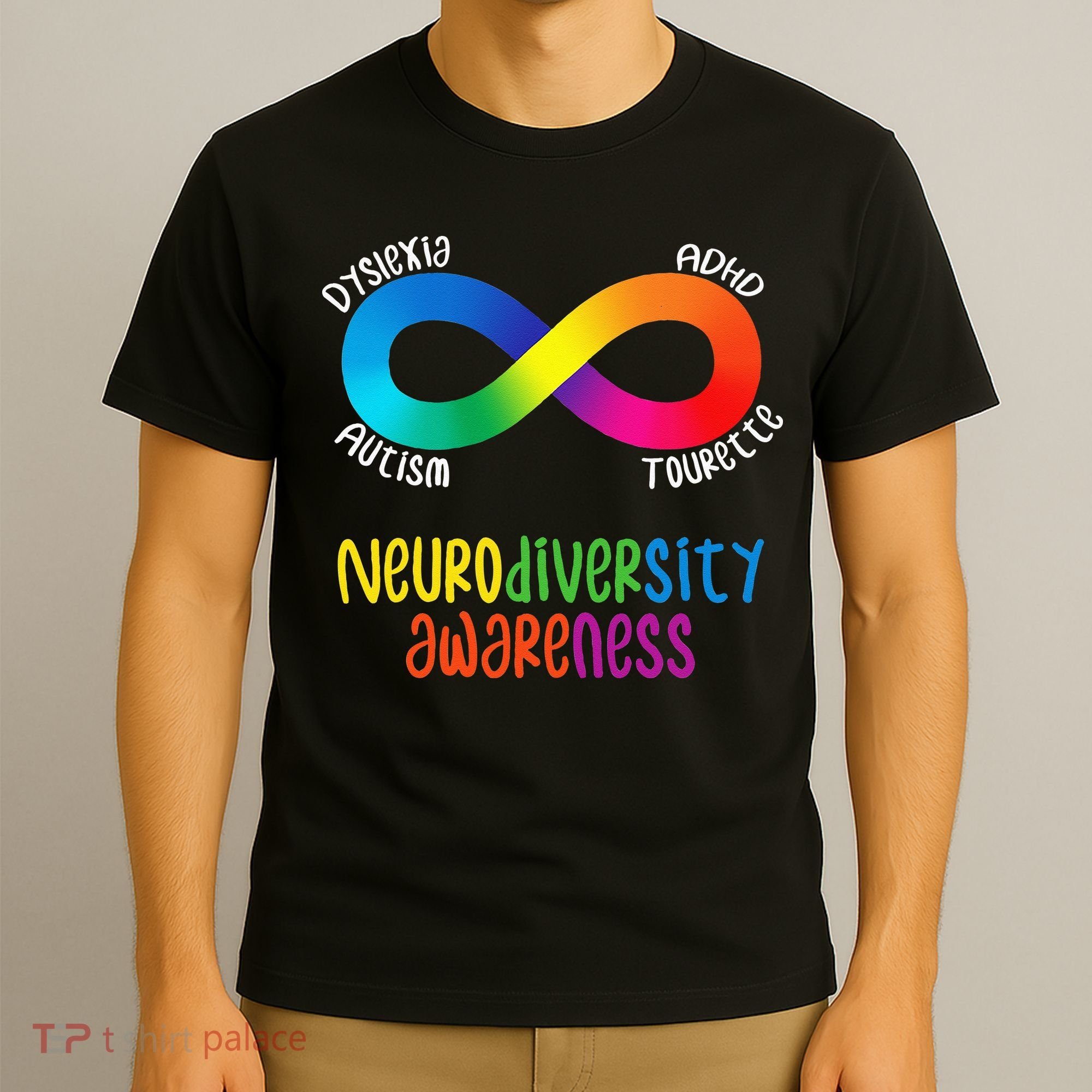 Neurodiversity Awareness ADHD Autism Dyslexia Tourette T-Shirt
