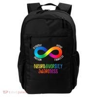 Neurodiversity Awareness ADHD Autism Dyslexia Tourette Backpack thumb 0