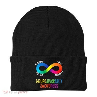 Neurodiversity Awareness ADHD Autism Dyslexia Tourette Beanie