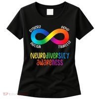 Neurodiversity Awareness ADHD Autism Dyslexia Tourette Women's T-Shirt thumb 0