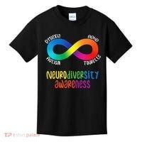 Neurodiversity Awareness ADHD Autism Dyslexia Tourette Kids T-Shirt thumb 0