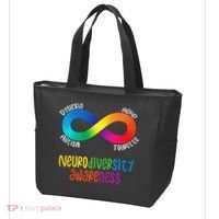 Neurodiversity Awareness ADHD Autism Dyslexia Tourette Tote Bag thumb 3