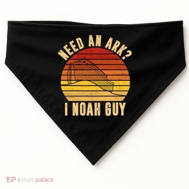 Need An Ark I Noah Guy Funny Christian USA-Made Doggie Bandana