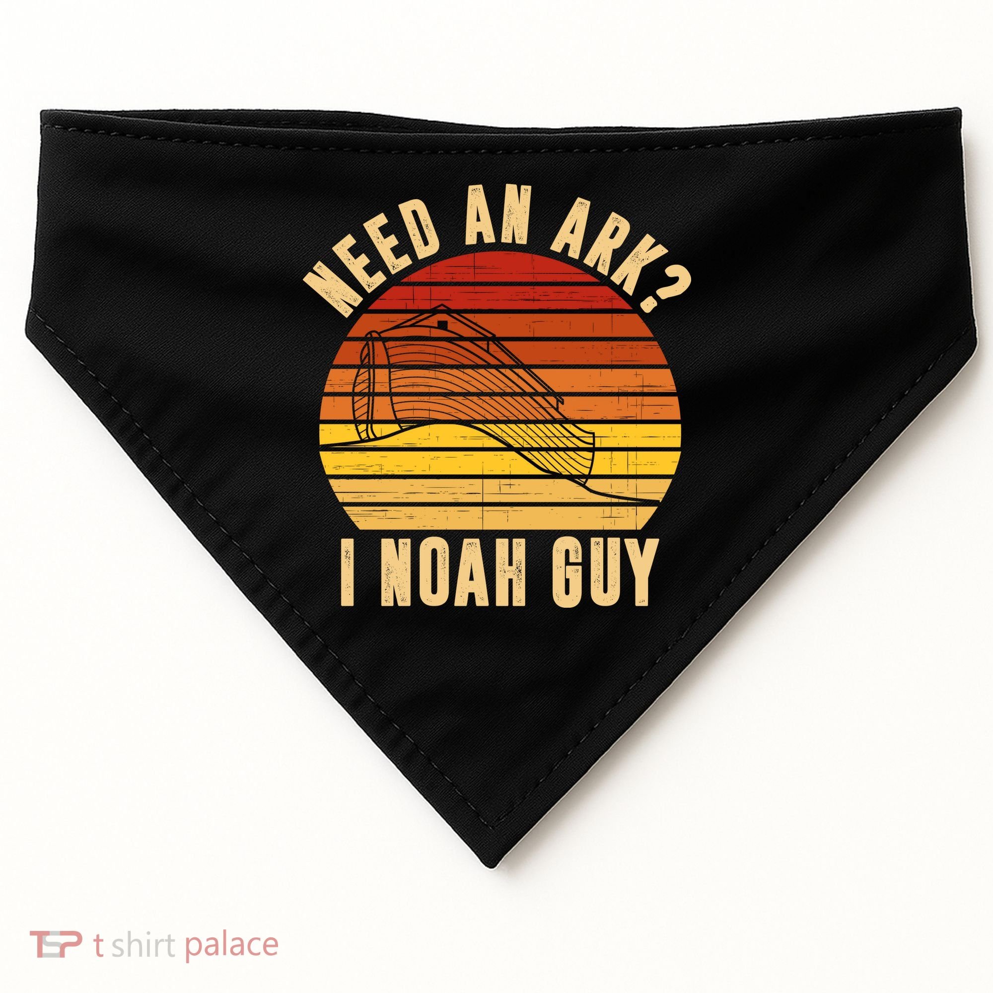 Need An Ark I Noah Guy Funny Christian USA-Made Doggie Bandana