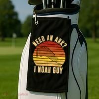 Need An Ark I Noah Guy Funny Christian Golf Towel thumb 2