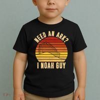 Need An Ark I Noah Guy Funny Christian Toddler T-Shirt thumb 2