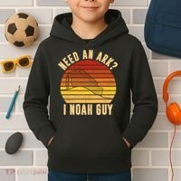 Need An Ark I Noah Guy Funny Christian Kids Hoodie thumb 2