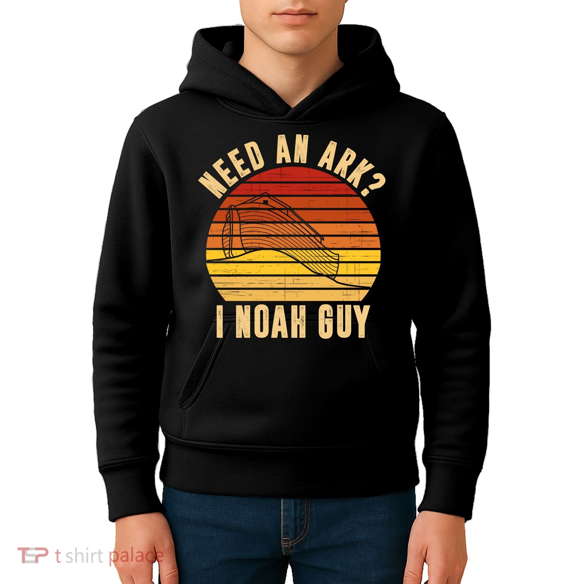 Need An Ark I Noah Guy Funny Christian Kids Hoodie
