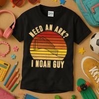 Need An Ark I Noah Guy Funny Christian Kids T-Shirt thumb 3