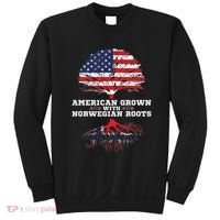 Norwegian American American Grown With Norway Roots Sweatshirt thumb 0