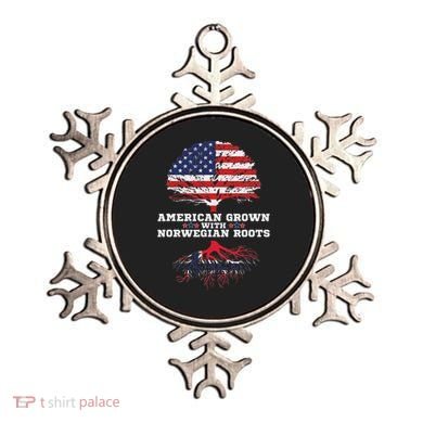Norwegian American American Grown With Norway Roots Ornament