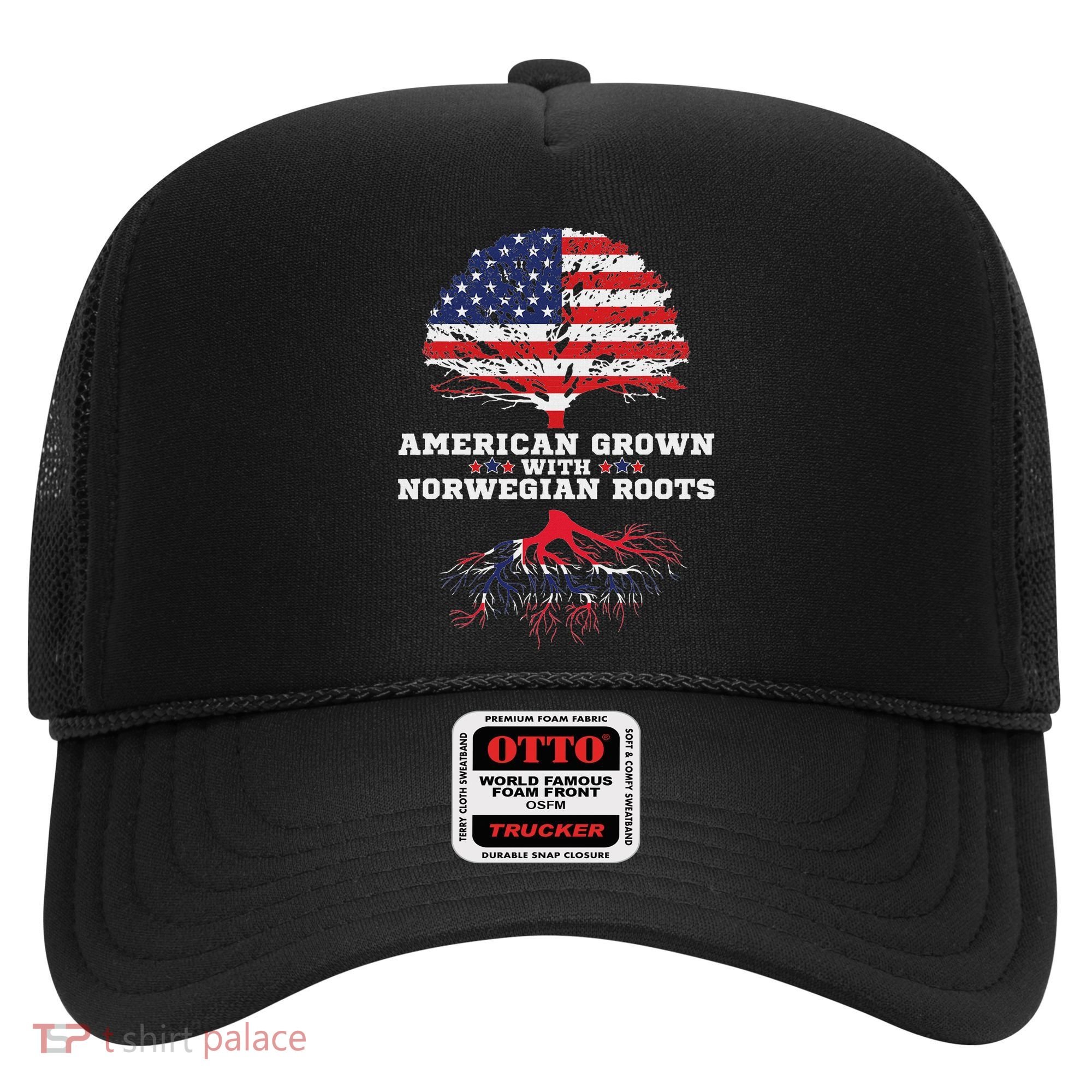 Norwegian American American Grown With Norway Roots Hat