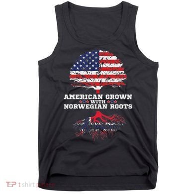 Norwegian American American Grown With Norway Roots Tank Top