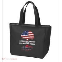 Norwegian American American Grown With Norway Roots Tote Bag thumb 3