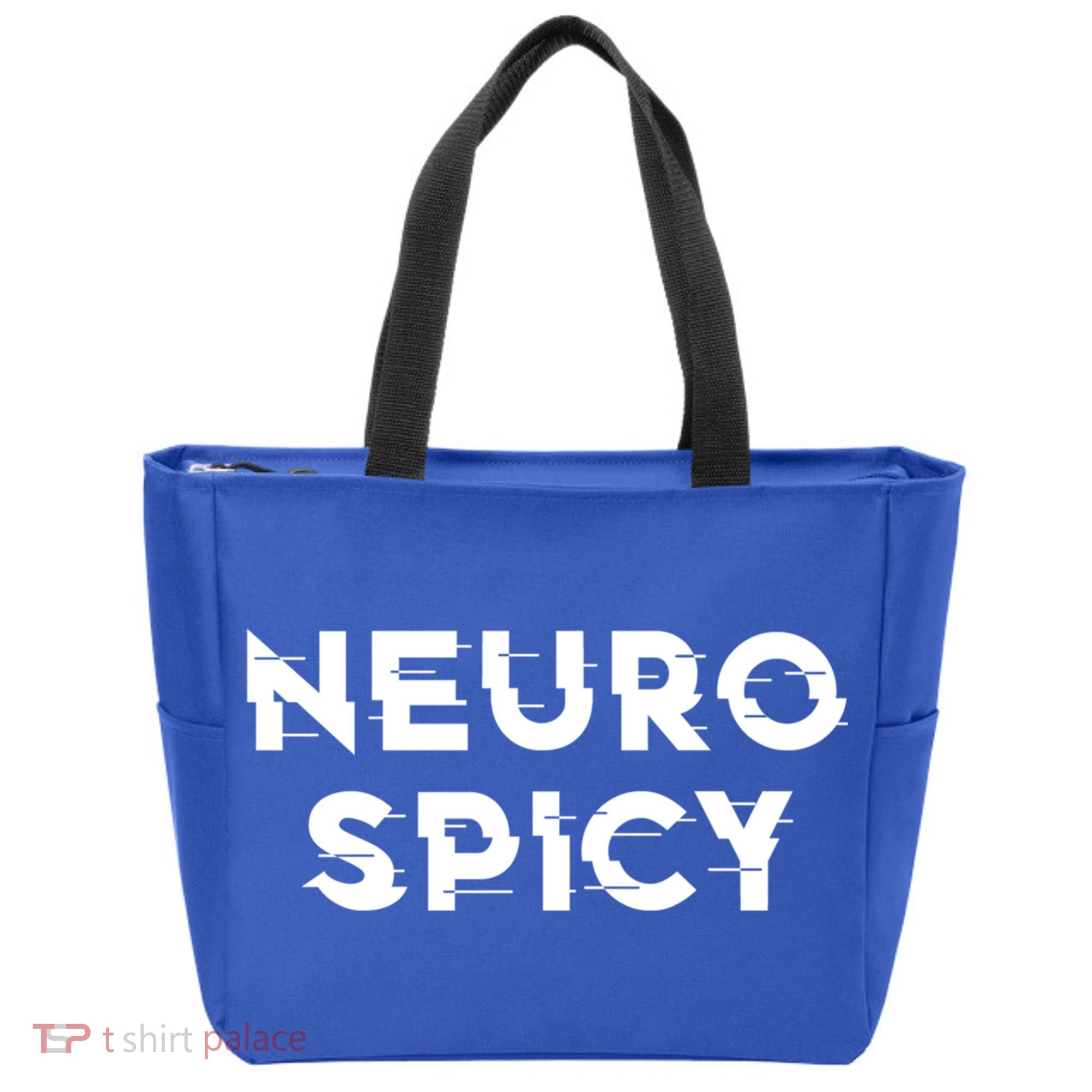 Neurospicy Adhd Autism Neurodiversity Neurodivergent Gift Tote Bag