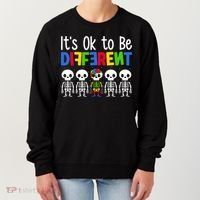 Neurodiversity Autism Awareness ItS Ok To Be Different Gift Women's Sweatshirt thumb 0