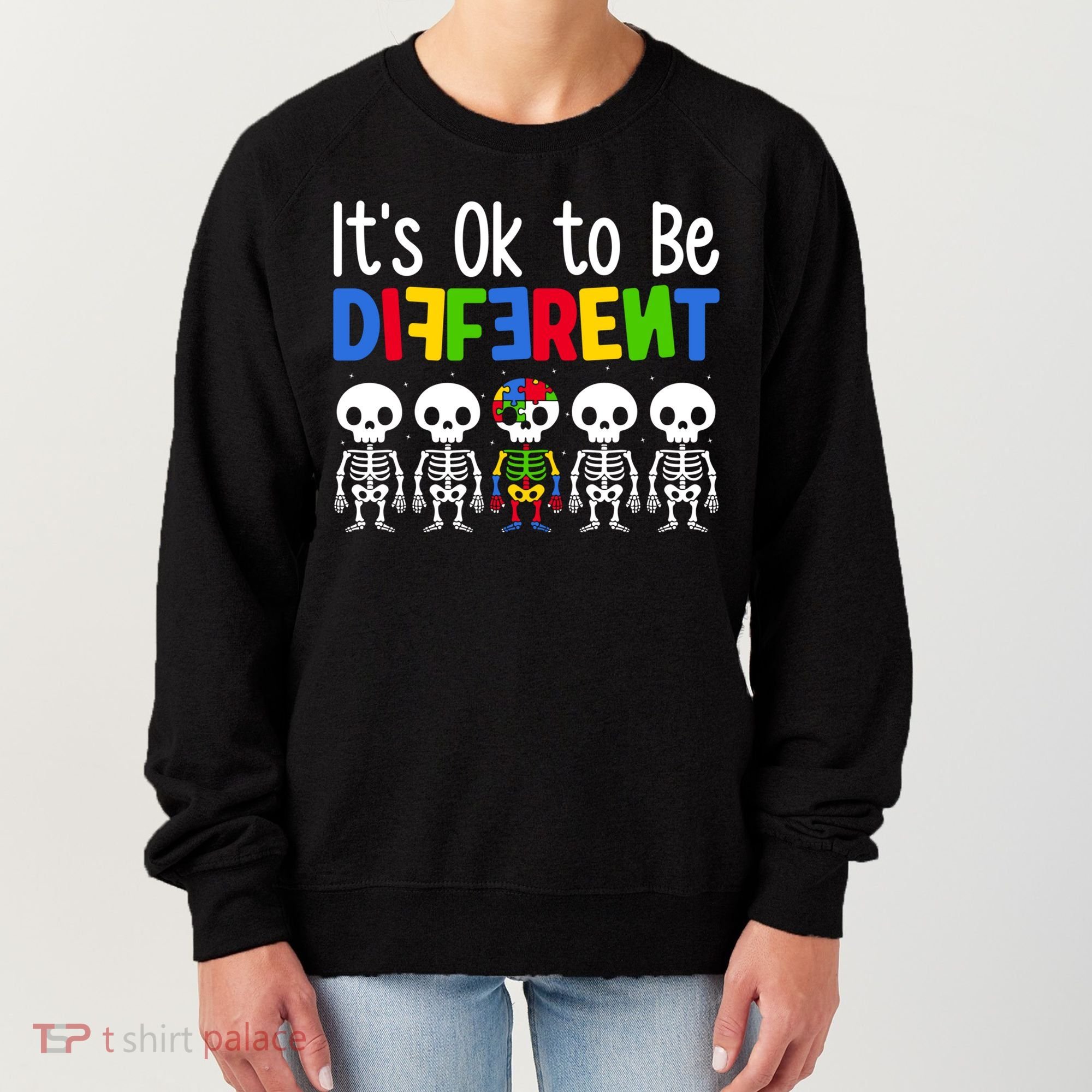 Neurodiversity Autism Awareness ItS Ok To Be Different Gift Women's Sweatshirt