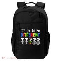 Neurodiversity Autism Awareness ItS Ok To Be Different Gift Backpack thumb 0