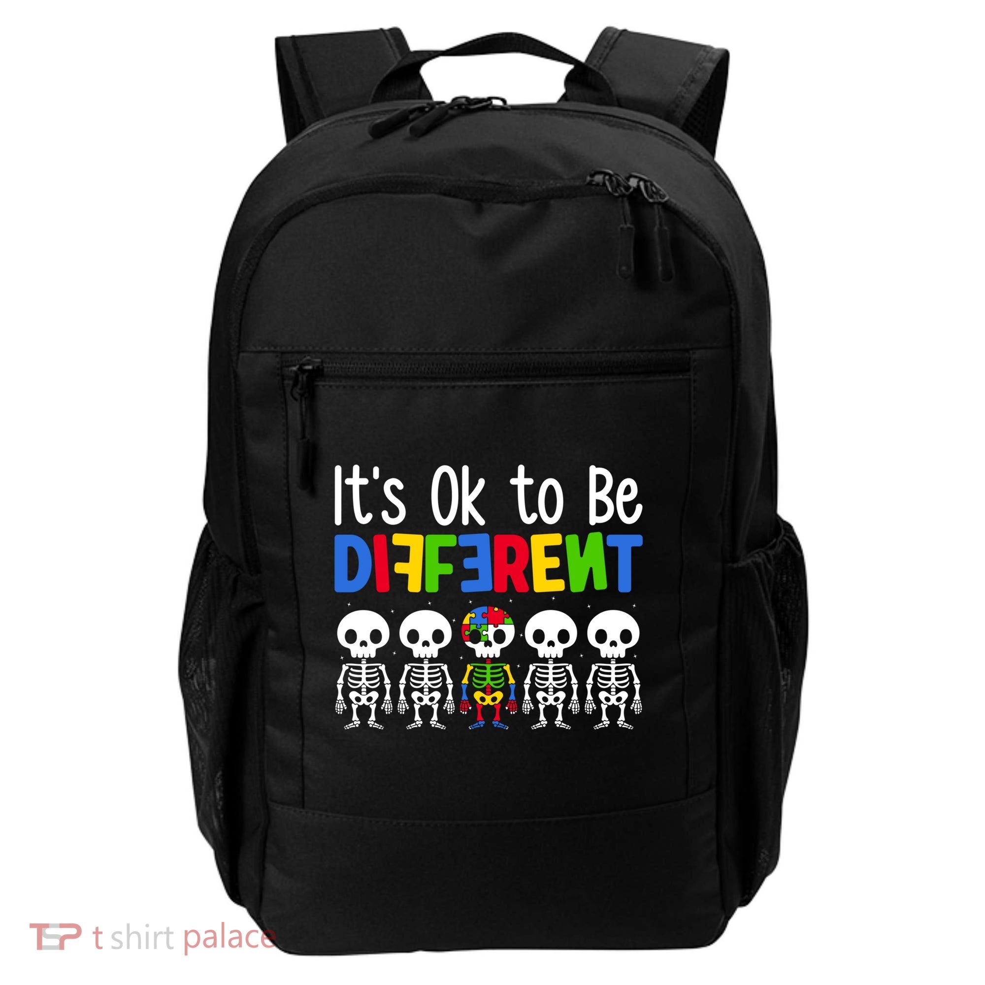 Neurodiversity Autism Awareness ItS Ok To Be Different Gift Backpack