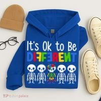 Neurodiversity Autism Awareness ItS Ok To Be Different Gift Hoodie thumb 4