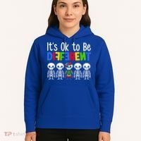 Neurodiversity Autism Awareness ItS Ok To Be Different Gift Hoodie thumb 5