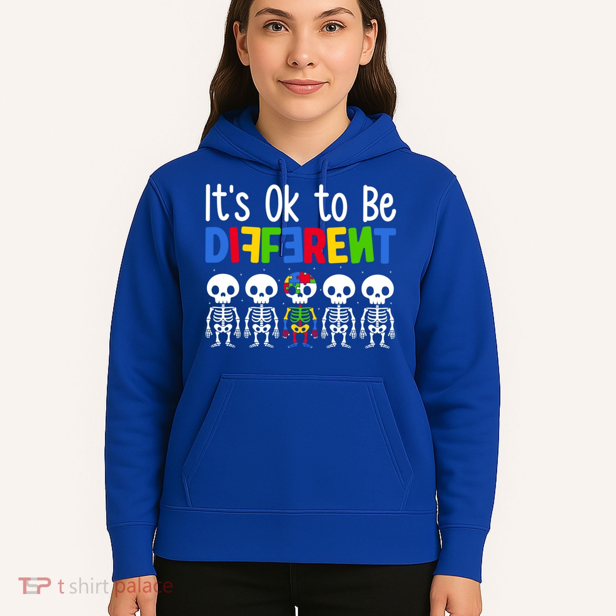 Neurodiversity Autism Awareness ItS Ok To Be Different Gift Hoodie