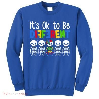 Neurodiversity Autism Awareness ItS Ok To Be Different Gift Sweatshirt
