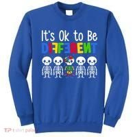 Neurodiversity Autism Awareness ItS Ok To Be Different Gift Sweatshirt thumb 0