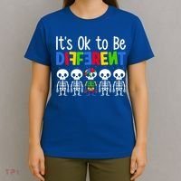 Neurodiversity Autism Awareness ItS Ok To Be Different Gift T-Shirt thumb 4