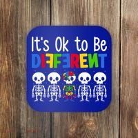 Neurodiversity Autism Awareness ItS Ok To Be Different Gift Coaster thumb 0