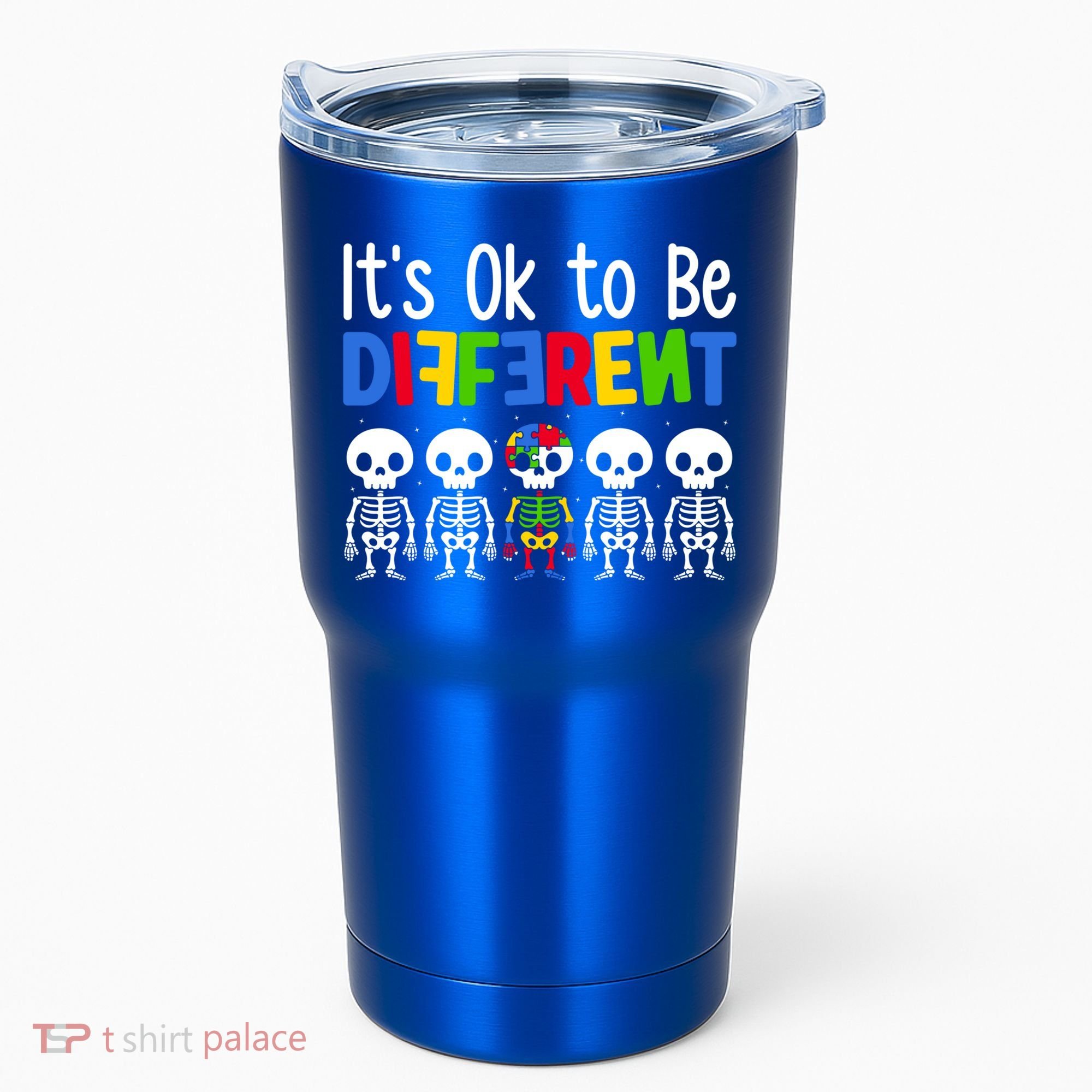 Neurodiversity Autism Awareness ItS Ok To Be Different Gift Tumbler