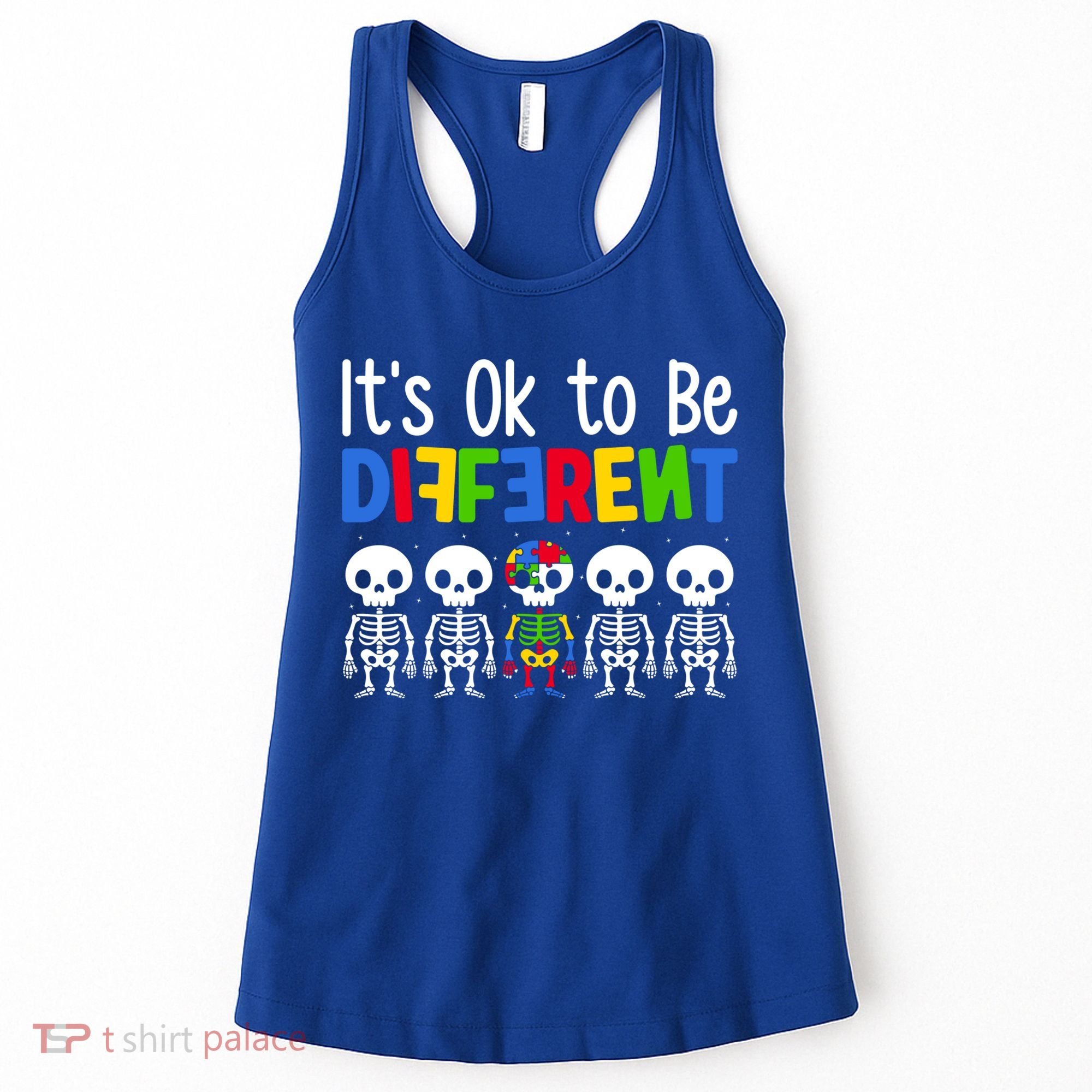 Neurodiversity Autism Awareness ItS Ok To Be Different Gift Women's Tank Top