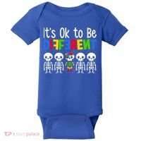 Neurodiversity Autism Awareness ItS Ok To Be Different Gift Baby Bodysuit thumb 0