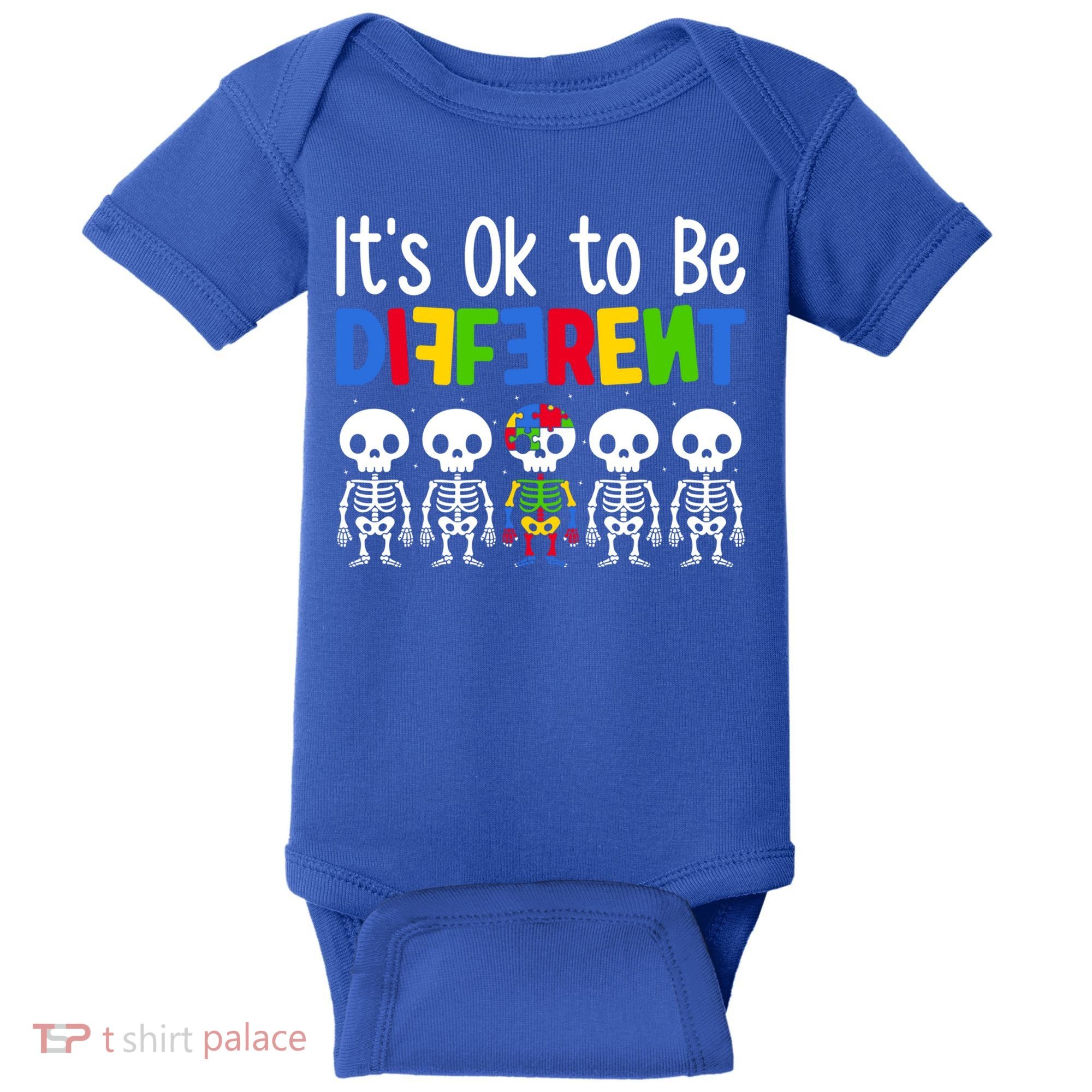 Neurodiversity Autism Awareness ItS Ok To Be Different Gift Baby Bodysuit