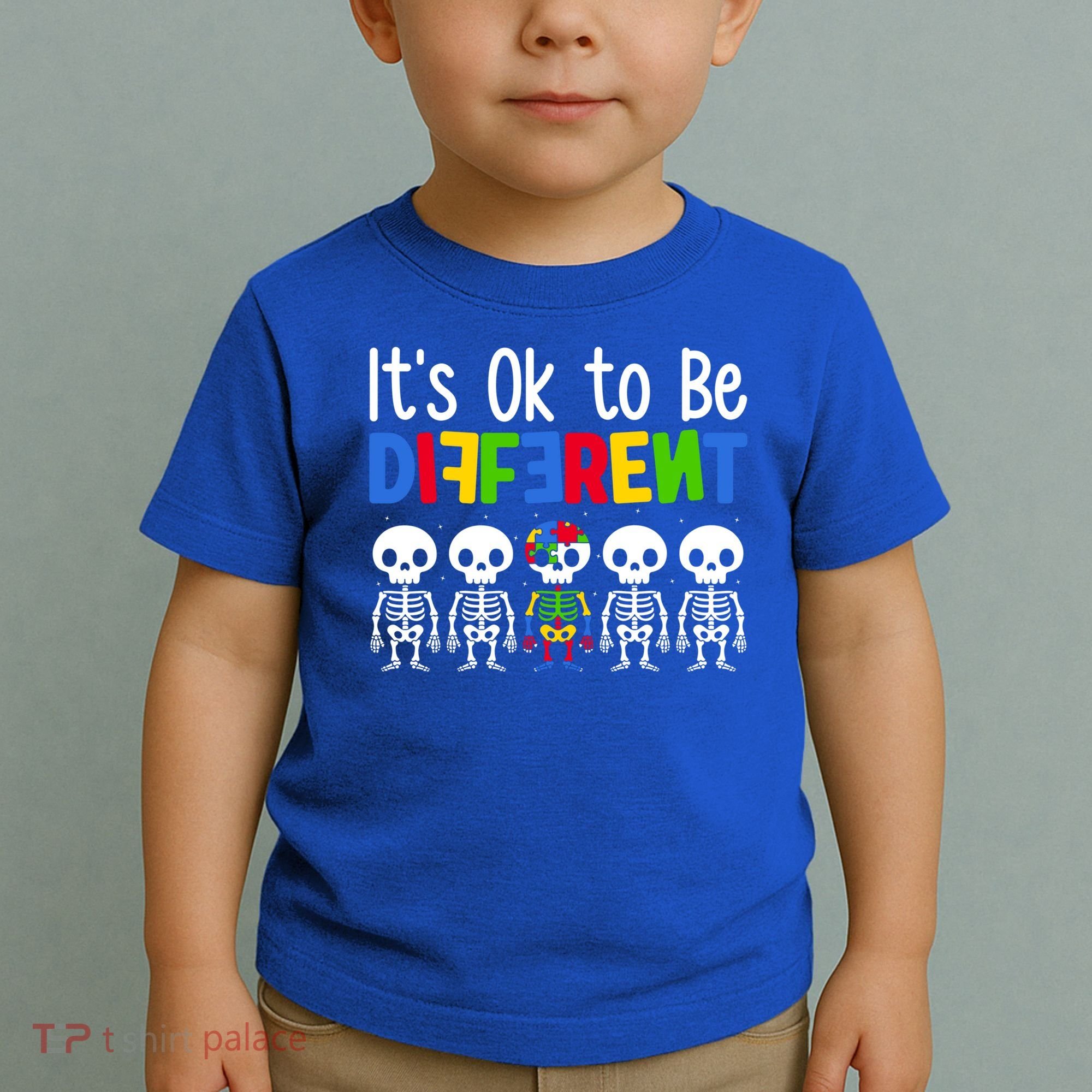 Neurodiversity Autism Awareness ItS Ok To Be Different Gift Toddler T-Shirt