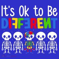 Neurodiversity Autism Awareness ItS Ok To Be Different Gift Kids Sweatshirt thumb 2