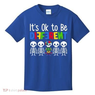 Neurodiversity Autism Awareness ItS Ok To Be Different Gift Kids T-Shirt