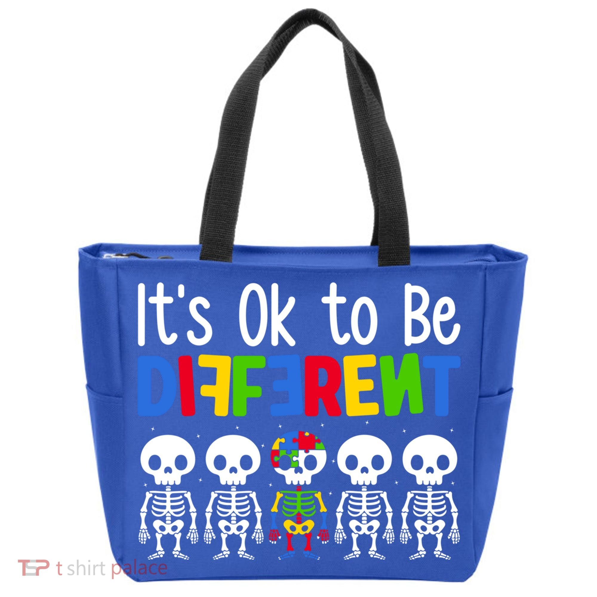 Neurodiversity Autism Awareness ItS Ok To Be Different Gift Tote Bag