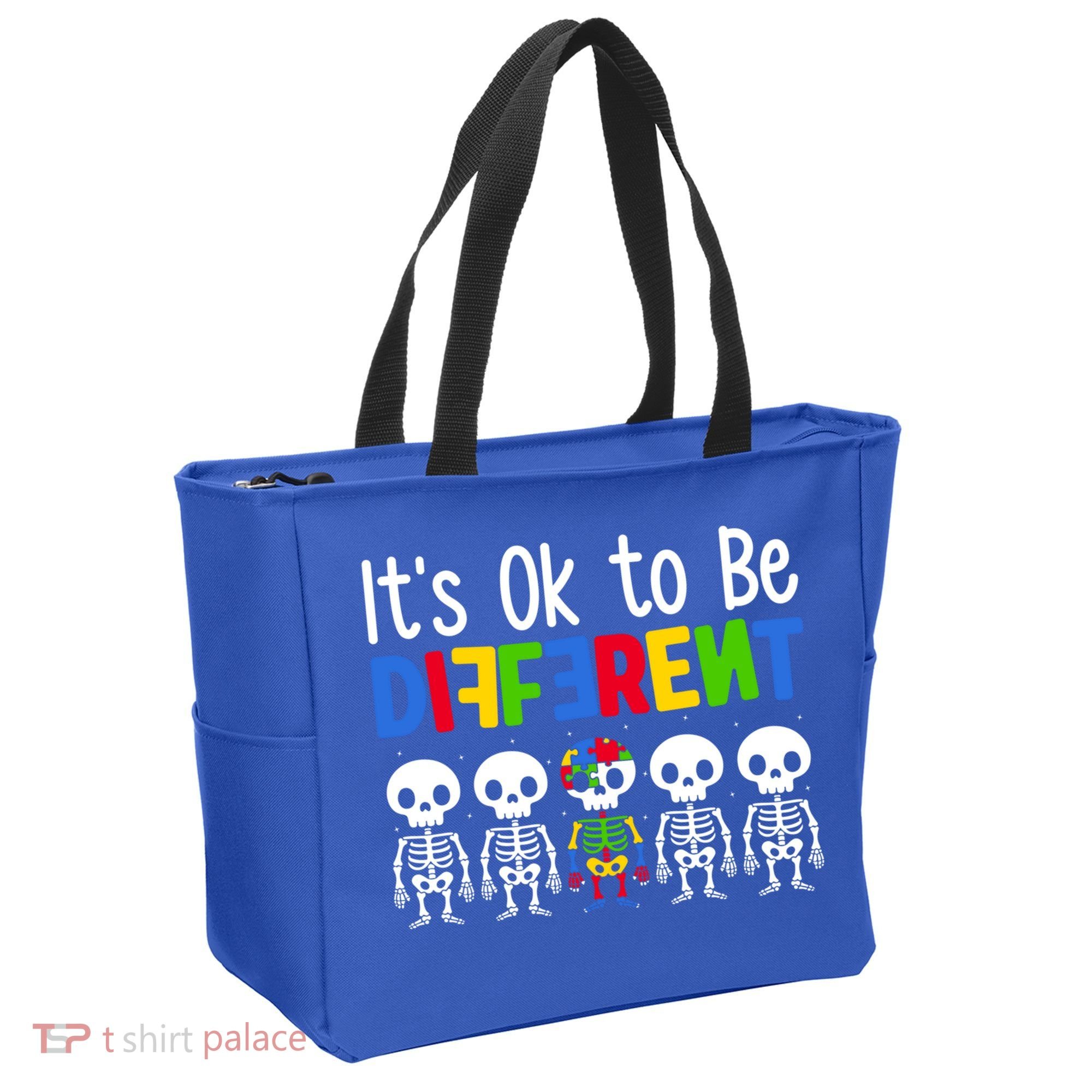 Neurodiversity Autism Awareness ItS Ok To Be Different Gift Tote Bag