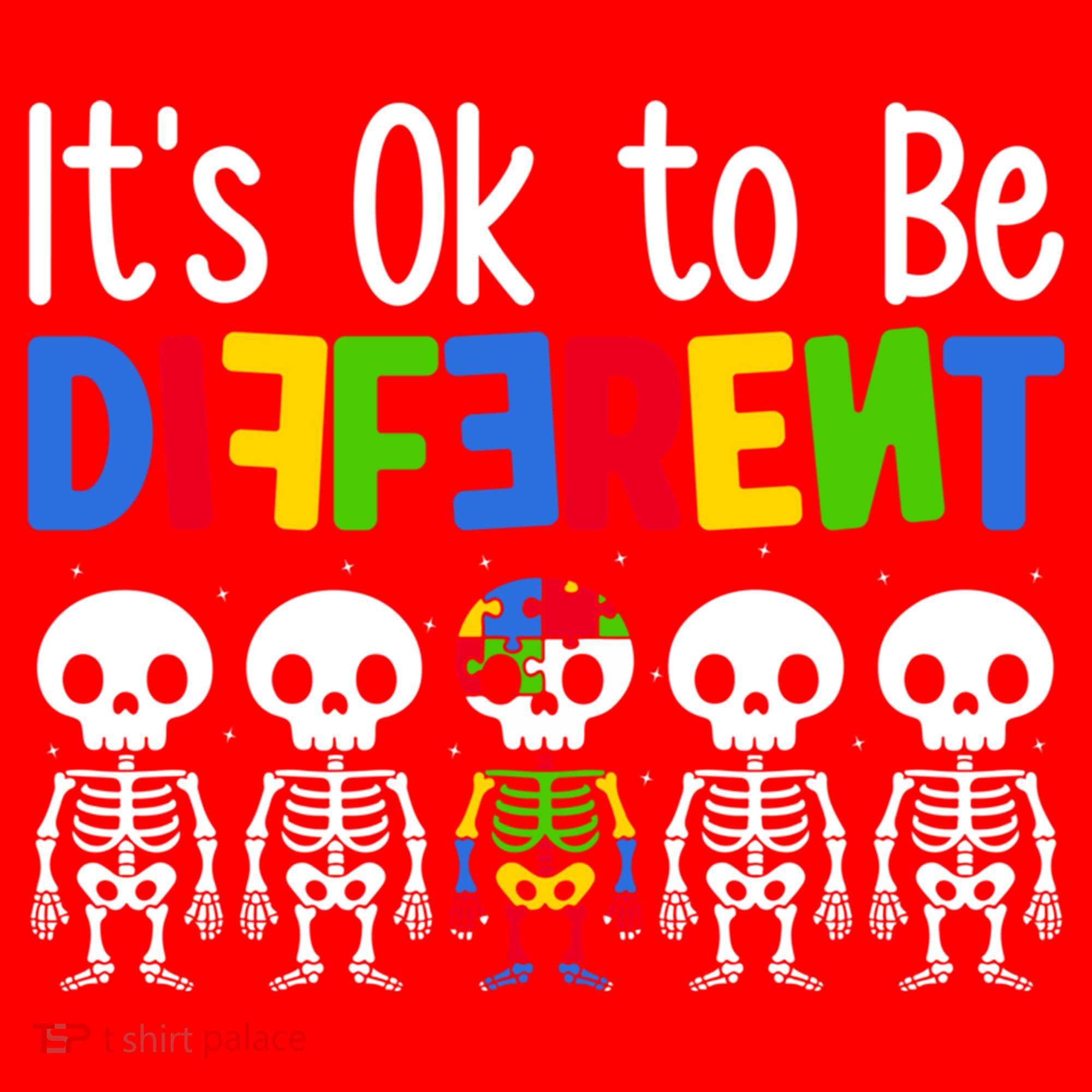 Neurodiversity Autism Awareness ItS Ok To Be Different Gift Santa Hat