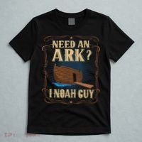 Need An Ark I Noah Guy Funny Christian Humor Bible Pun Boat  T-Shirt thumb 5
