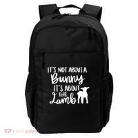 Not About A Bunny It's About The Lamb Backpack thumb 0