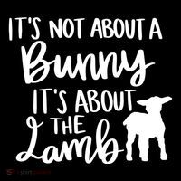 Not About A Bunny It's About The Lamb Women's Hoodie thumb 2