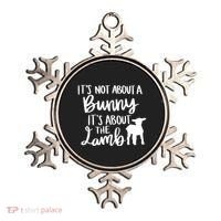 Not About A Bunny It's About The Lamb Ornament thumb 0