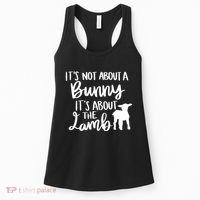 Not About A Bunny It's About The Lamb Women's Tank Top thumb 0