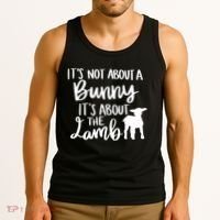 Not About A Bunny It's About The Lamb Tank Top thumb 3